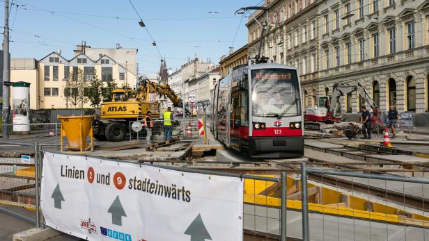 U5-Bau: Straßenbahnen 43 und 44 werden Mitte Jänner umgeleitet