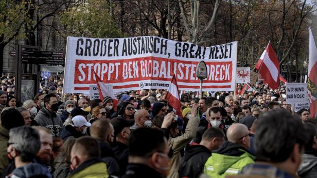 Demonstration in Wien