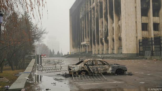 Bilder der Verwüstung in kasachischer Metropole Almaty