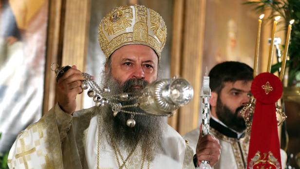 Head of the Serbian Orthodox Church, Patriarch Porfirije visits in sarajevo
