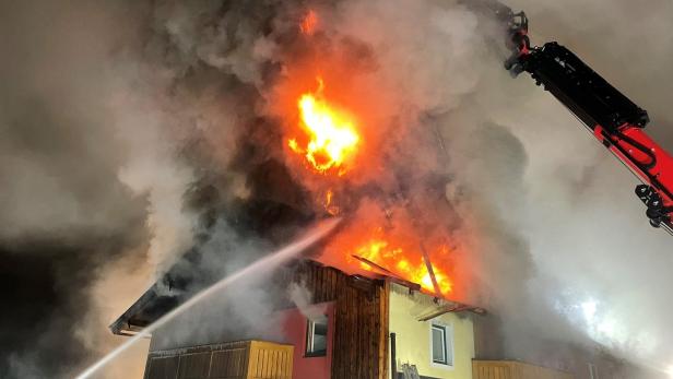 Wohnhaus im Salzburger Pinzgau völlig ausgebrannt