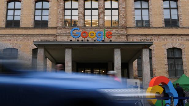 FILE PHOTO: A general view of the entrance of the Google office in Berlin