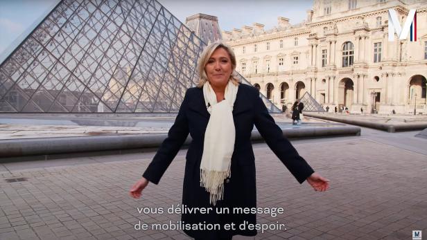 Marine Le Pen meldet sich via Videoclip