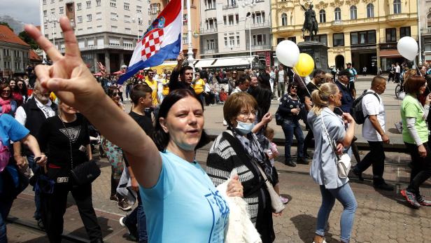 Walk for life rally against abortion in Zagreb