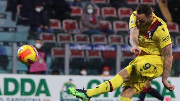 Cagliari vs Bologna Marko Arnautovic mit einer Verletzung ausgetauscht
