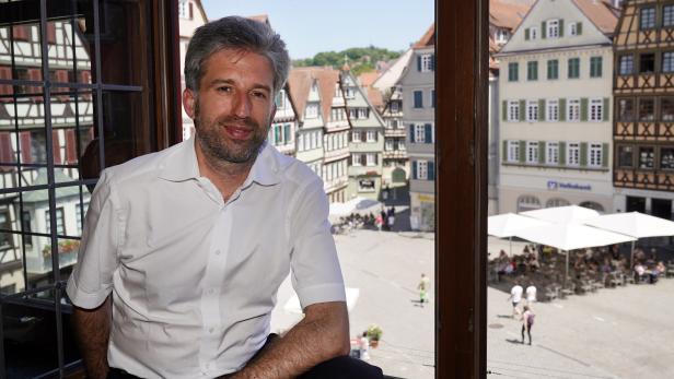 Boris Palmer mayor of city in Tuebingen Boris Palmer mayor of city in Tuebingen