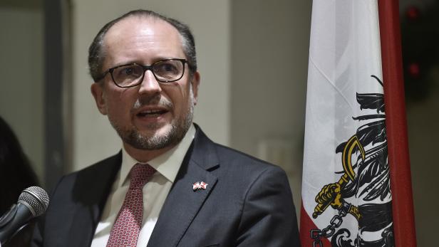Austrian Foreign Minister Alexander Schallenberg in Beirut