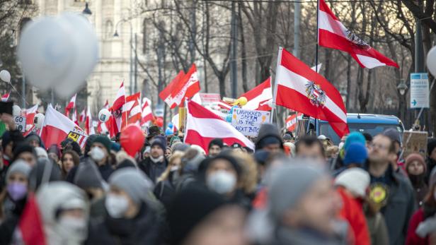 Corona-Demos in Wien: 22 Proteste angezeigt