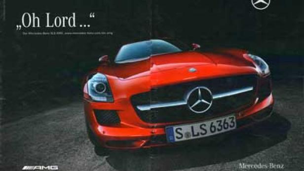 Mercedes-Benz SLS AMG-Anzeige - Der Spiegel - Ausgabe 5