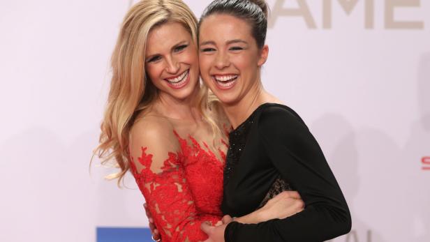 Michelle Hunziker und Tochter Aurora.