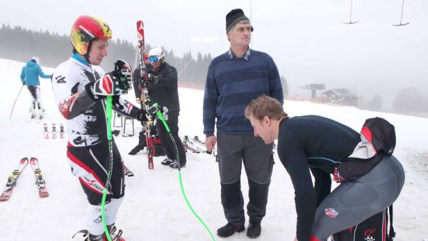 Bergbauer Peter Hörl mit Marcel Hirscher und Ted Ligety: &quot;Wie eine große Familie&quot;