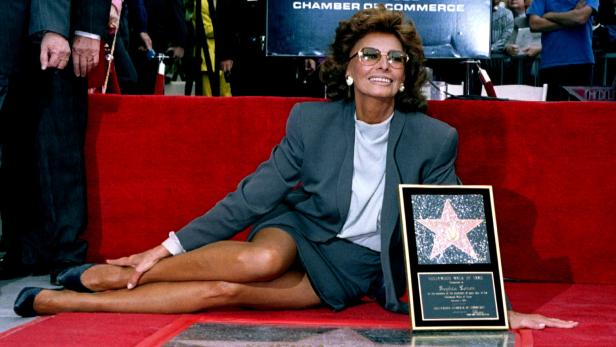 Sophia Loren hat auch einen Stern