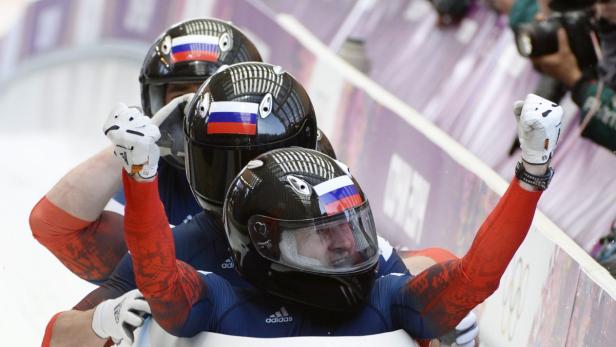 Der Viererbob sorgte für das 13. russische Gold in Sotschi.