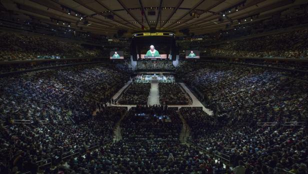Papst im Madison Square Garden
