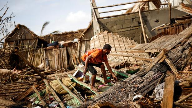 FILE PHOTO: Aftermath of Cyclone Batsirai