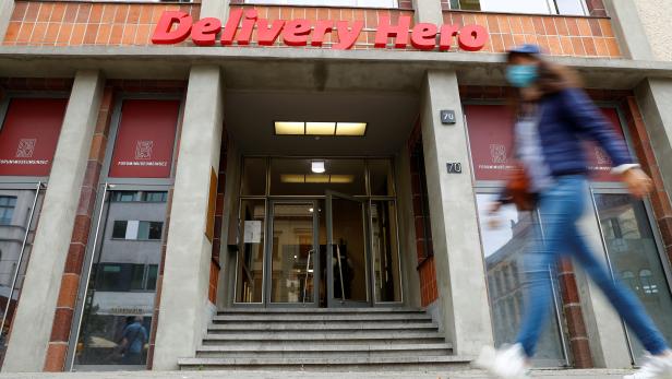 FILE PHOTO: The Delivery Hero headquarters are pictured in Berlin