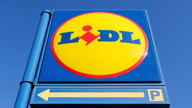 FILE PHOTO: The logo of retailer Lidl is seen in Bordeaux
