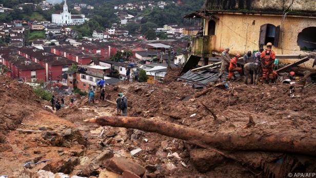 Die Stadt Petropolis wurde ebenfalls überschwemmt