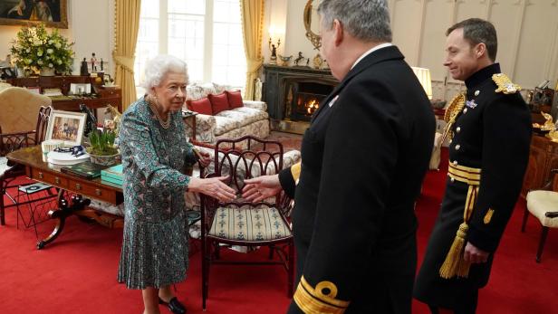 Die Queen bei ihrer Audienz am Mittwoch