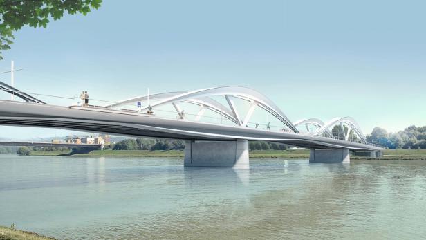 Zweieinhalb Jahre soll die Bauzeit der neuen Brücke betragen. Rund 50 Millionen Euro wird sie kosten
