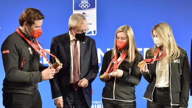 Olympia: Bundespräsident gratuliert den Medaillengewinnern von Peking