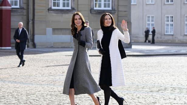 Herzogin Kate und dänische Prinzessin Mary im Style-Duell