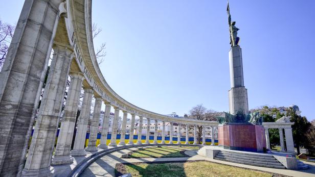 Der Schwarzenbergplatz wird heuer von den Ukrainern für die Gedenkfeiern genutzt