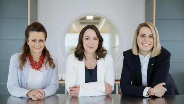 Christine Dornaus, Doris Wendler und Sonja Steßl sind Teil des sechsköpfigen Vorstands der Wiener Städtischen.