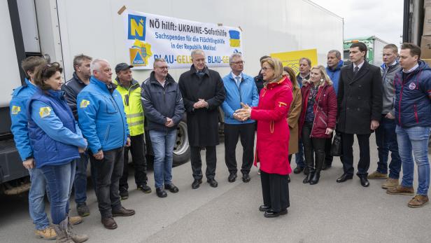 Ukraine: Hilfskonvoi aus NÖ nach Moldawien aufgebrochen