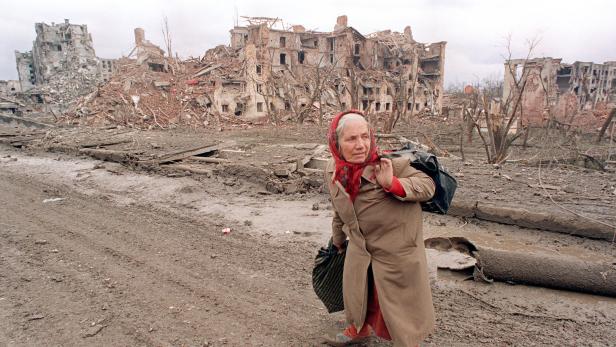 Grozny während des Kriegs