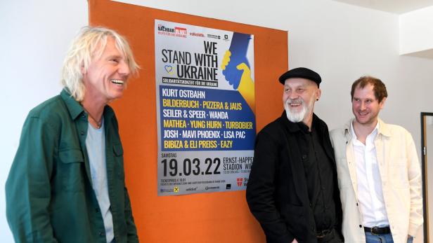 Wanda, Kurt Ostbahn und Yung Hurn vereint bei Benefizkonzert für die Ukraine