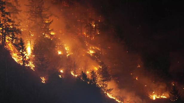 Waldbrand in Tirol noch nicht vollständig gelöscht