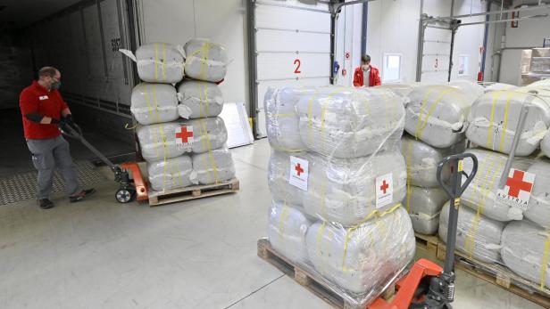 Österreich lieferte 170 Tonnen Hilfsgüter in zwei Wochen