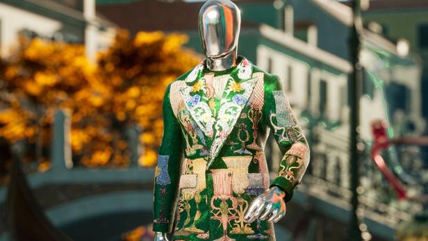 Der virtuelle &quot;Glas-Anzug&quot; von Dolce &amp;amp; Gabbana