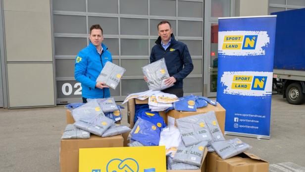 Sportland und Landesgesundheitssagentur unterstützen "NÖ hilft"