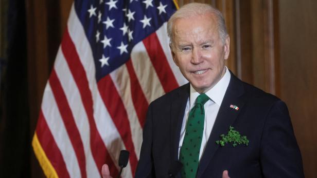 U.S. President Joe Biden attends annual Friends of Ireland St. Patrick's Day lunch at the U.S. Capitol in Washington