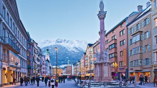 Innsbruck, Tirol: City-Life und Berge – alles auf einmal