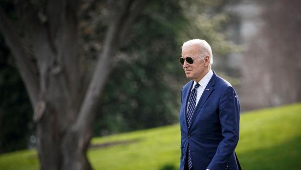 U.S. President Biden walks to board Marine One for travel to Rehoboth Beach, Delaware on the South Lawn of the White House