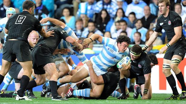 England besiegte Argentinien bei Rugby-WM