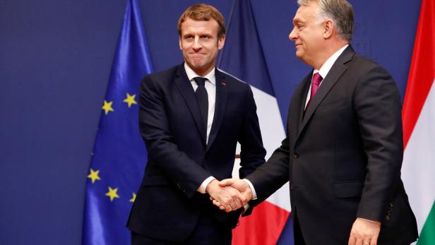 French President Emmanuel Macron visits Hungary