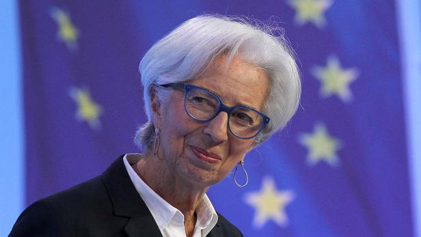 FILE PHOTO: ECB President Christine Lagarde holds news conference following Governing Council's monetary meeting, in Frankfurt