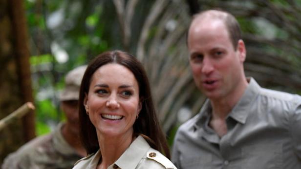 Herzogin Kate und Prinz William in der Karibik