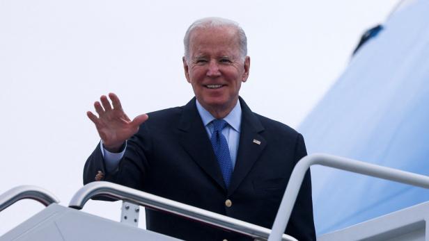 US-Präsident Joe Biden vor dem Abflug nach Europa