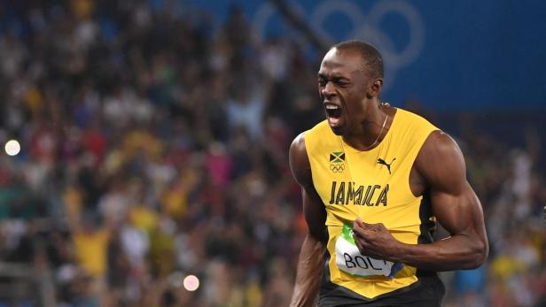 Schrei für Glück: Usain Bolt