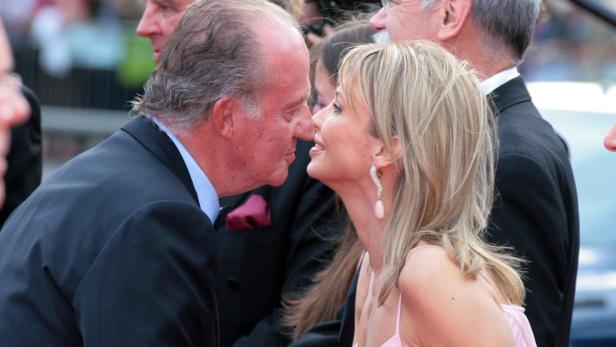 Juan Carlos, damals noch König, und seine Freundin Corinna
