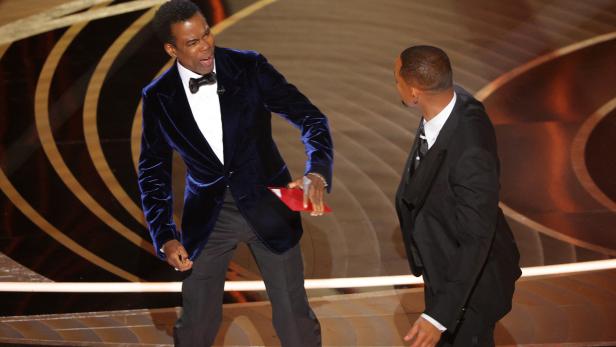 Chris Rock und Will Smith bei der 94. Oscar-Verleihung in Hollywood.
