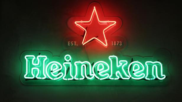 FILE PHOTO: Heineken logo is seen at the company's building in Sao Paulo
