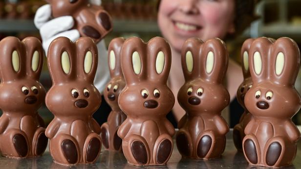 :Schokohasen für den Osterkorb: Produktion in Brandenburg läuft