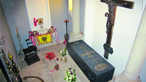 Grabstätte von Kaiser Karl I. in der Kirche Nossa Senhora in Monte bei Funchal