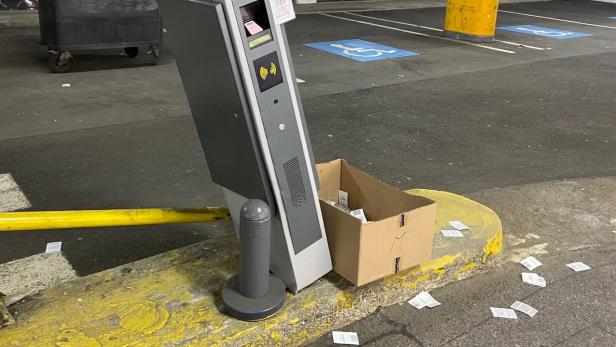 Eine schnelle Scheidung in der Parkgarage